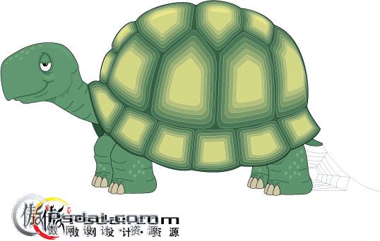 一群乌龟王八蛋的矢量图---------7张 - 矢量素材下载 - 百图汇-设计百家，以图汇友 www.5tu.cn