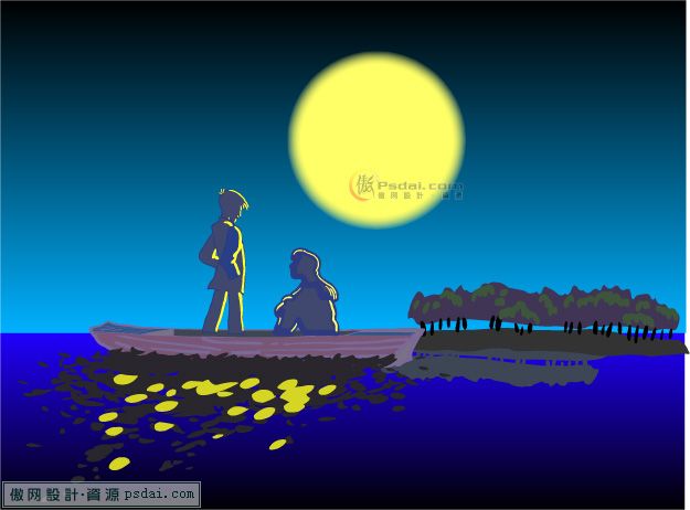 [首发]独特卡通中秋插画矢量图[17张]--以前未发