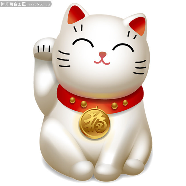 6张可爱日本招财猫图片打包下载 - 小尺寸美图