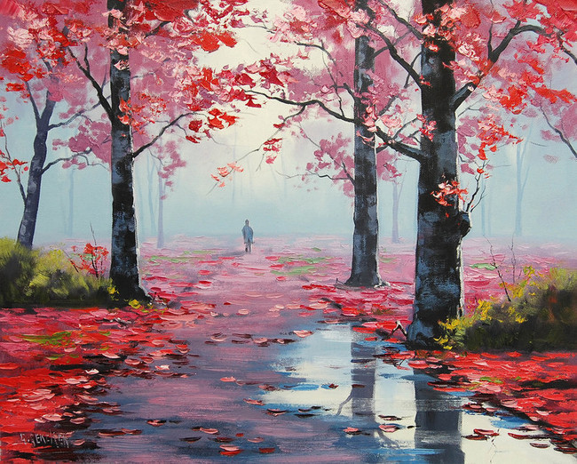 291张超级唯美风景油画打包下载