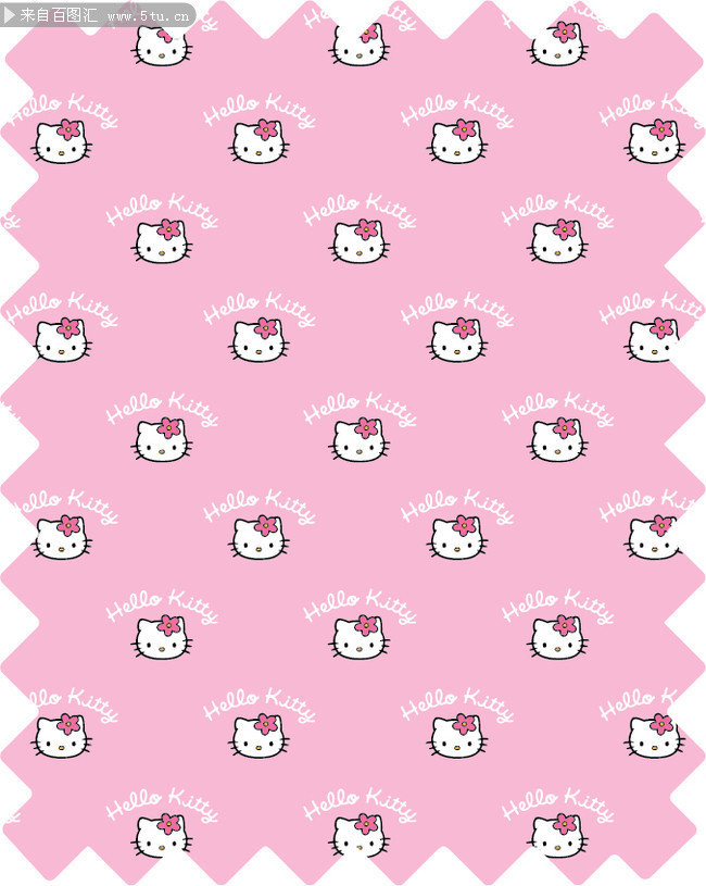 粉色凯蒂猫矢量图片