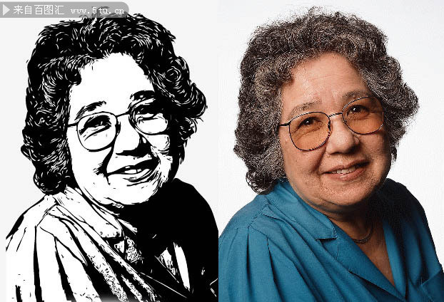 图片转矢量化ps动作-Vector Art Action - 字体|笔