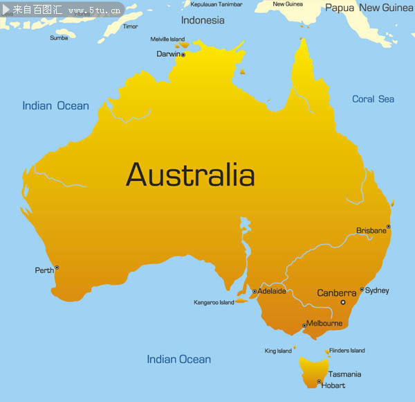 各大洲地图矢量