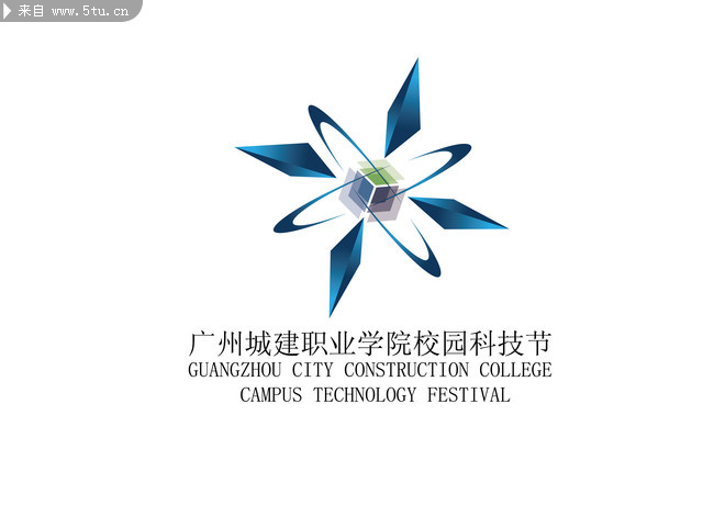 校园科技节\/文化艺术节节徽设计 - 原创设计作