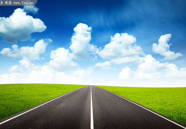 高清公路马路图片集 通向远方的路