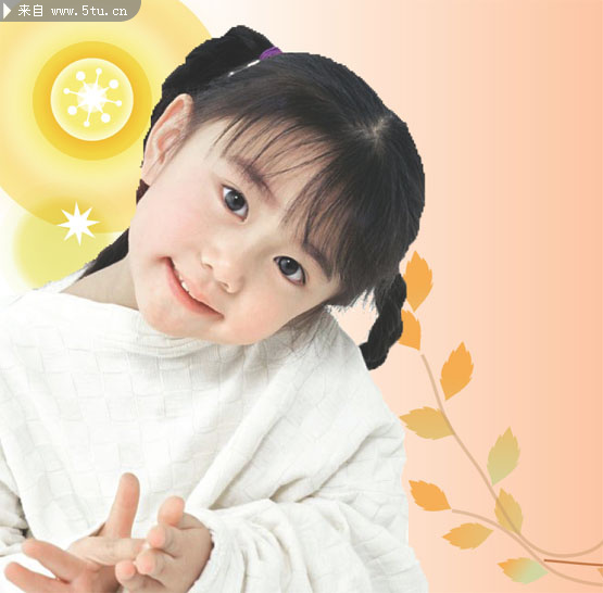 幼儿教育培训广告 小女孩素材_儿童类_分层人