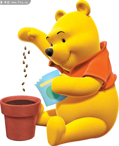 维尼熊卡通图片 经典动漫素材