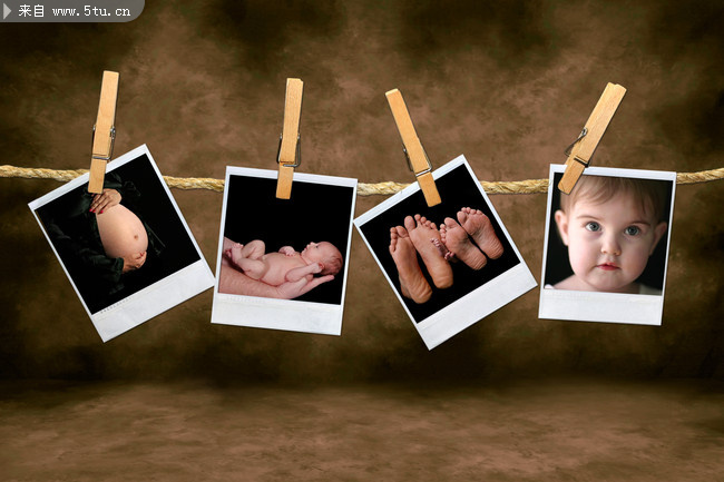 可爱婴儿<em>写真 相片</em>模板_儿童类_人物大图_稀有