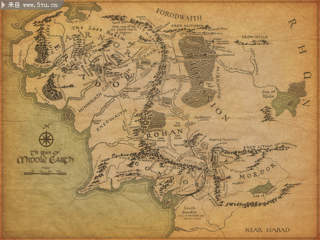 魔戒地图