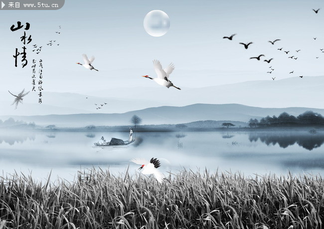 山水情-风景美图