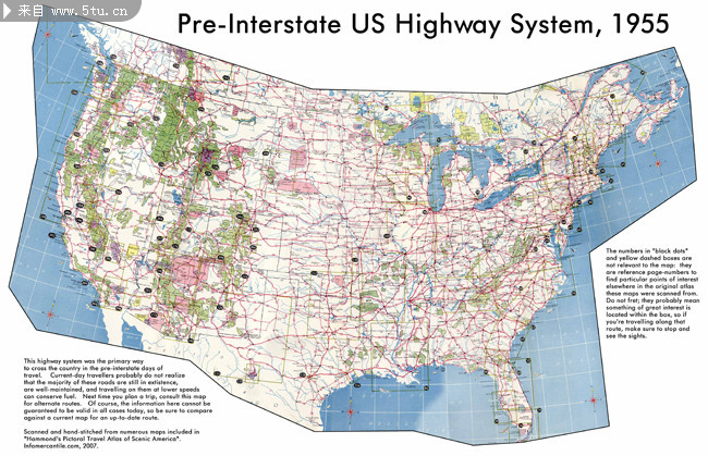 2001美国地图全图 美国地图英文版使用_地图