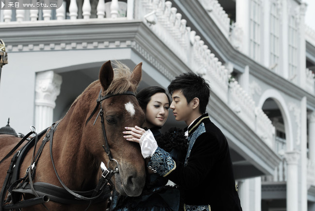 欧式风格婚纱照图片_情侣情人_人物大图_稀有