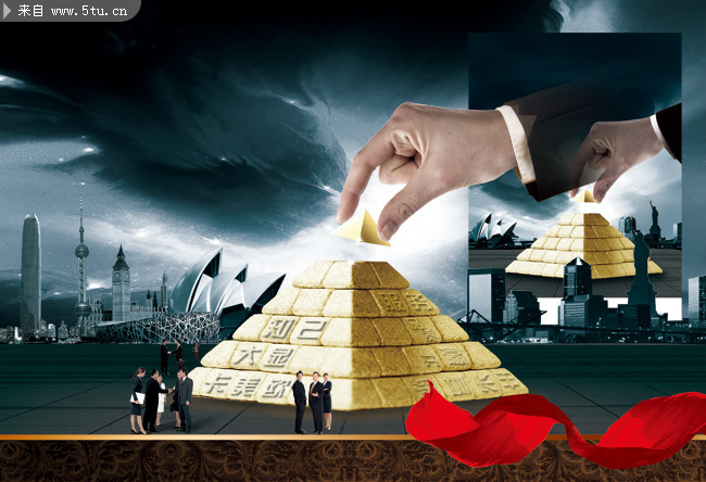 卡美欧企业宣传海报_海报DM_源文件库_psd分