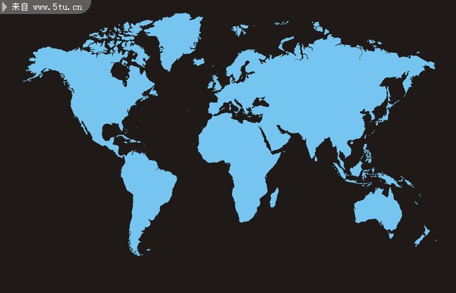 矢量全球地图 - 最新与原创矢量素材发布区 - 百