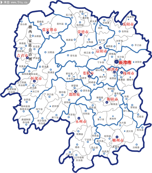 湖南省地图全图 湖南省地级市地图_地图集_交