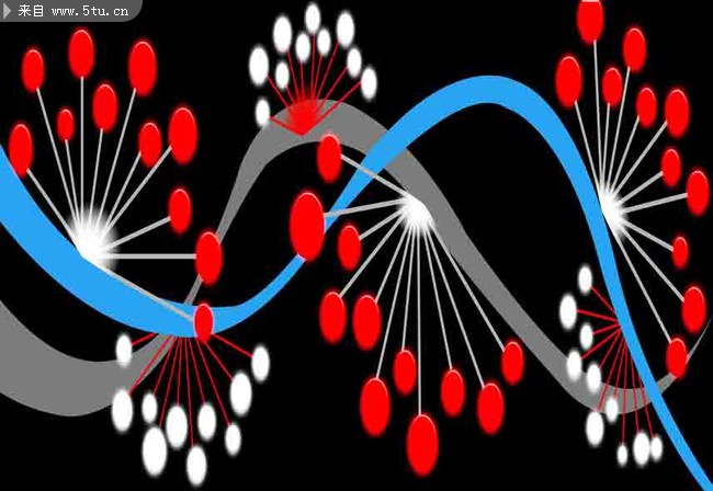 抽象装饰画图案_其它PSD_psd分层素材_百图