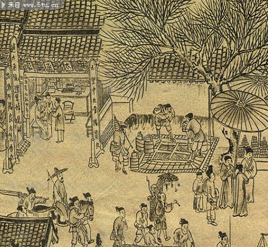 清明上河图全图大图下载 日本博物馆里的 - 稀