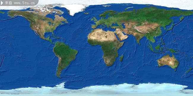 【高清】超大尺寸世界地形图