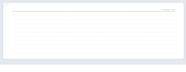 信纸页面HTML模板