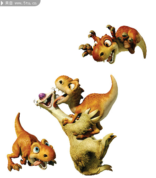 冰河世纪3动漫 冰河世幻卡通画