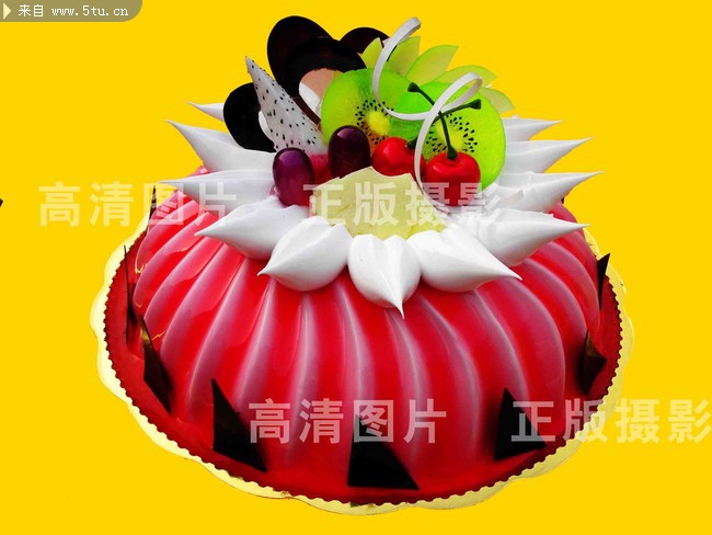 漂亮的水果蛋糕大图_图片库_原创精品_百图汇