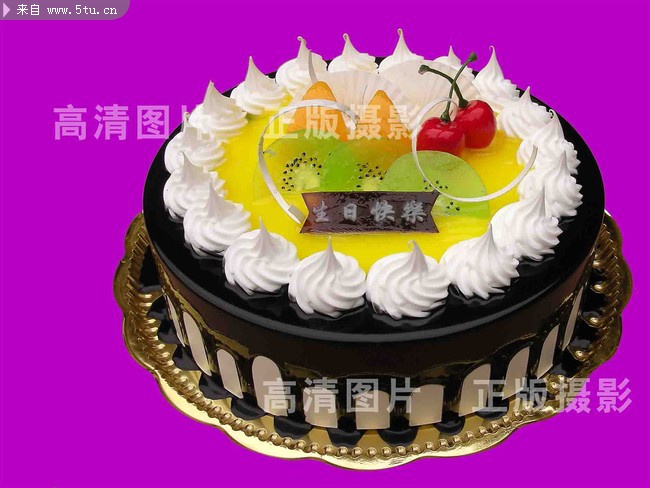 水果蛋糕大图 生日快乐蛋糕图片_庆典庆祝_节