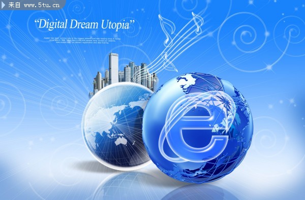 互联网络宣传海报_科技数码_psd分层素材_百