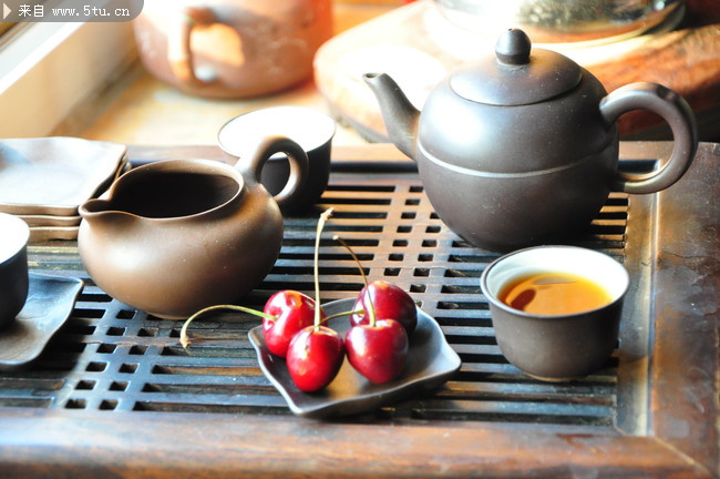 高清茶具茶几图片素材