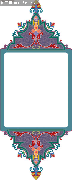 民族风边框矢量素材 - 最新与原创矢量素材发布