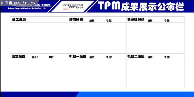 TPM成果展示公布看板