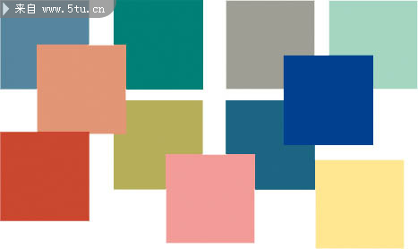 暗色调色蓝绿黄ai色板 - 字体|笔刷|滤镜|插件|软