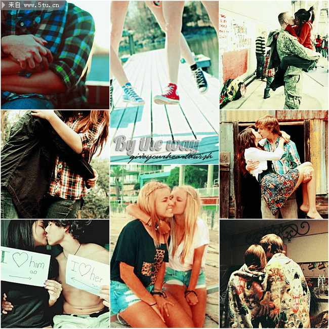 by the way-清新浪漫lomo风格ps动作