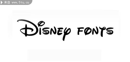 两款迪士尼英文字体-waltograph