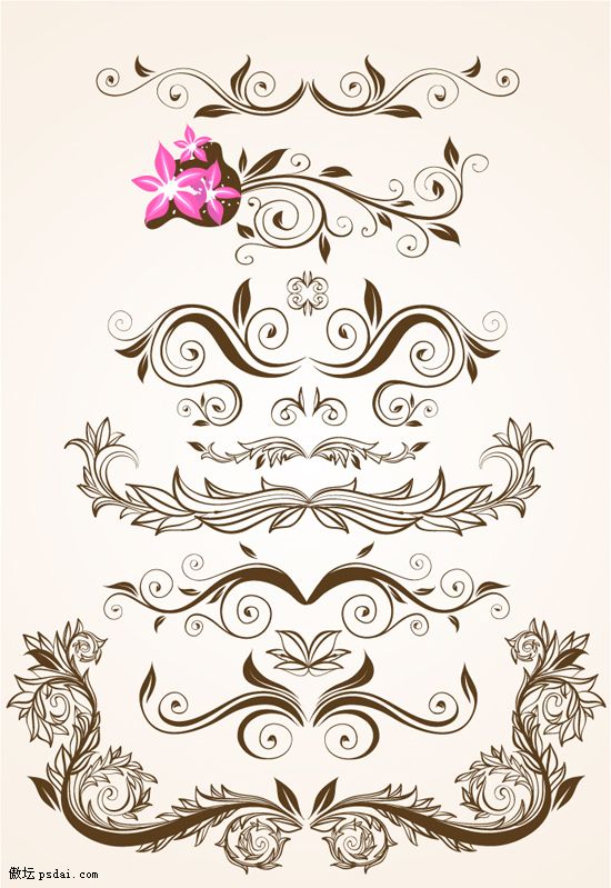 [心形/花纹/基督/运动人物等]7张shutterstock精品矢量素材qrj