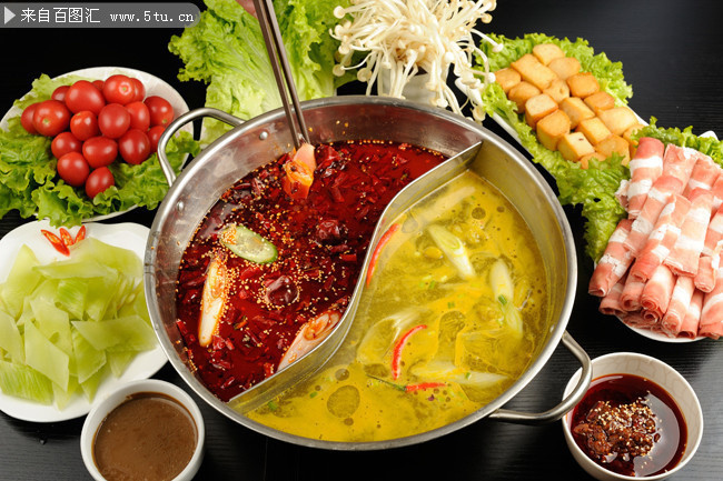 鸳鸯火锅图片