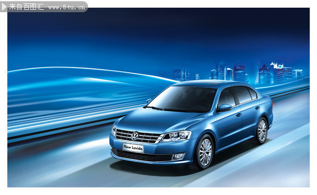 大众朗逸psd素材