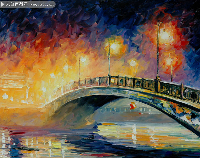 leonid afremov作品大桥