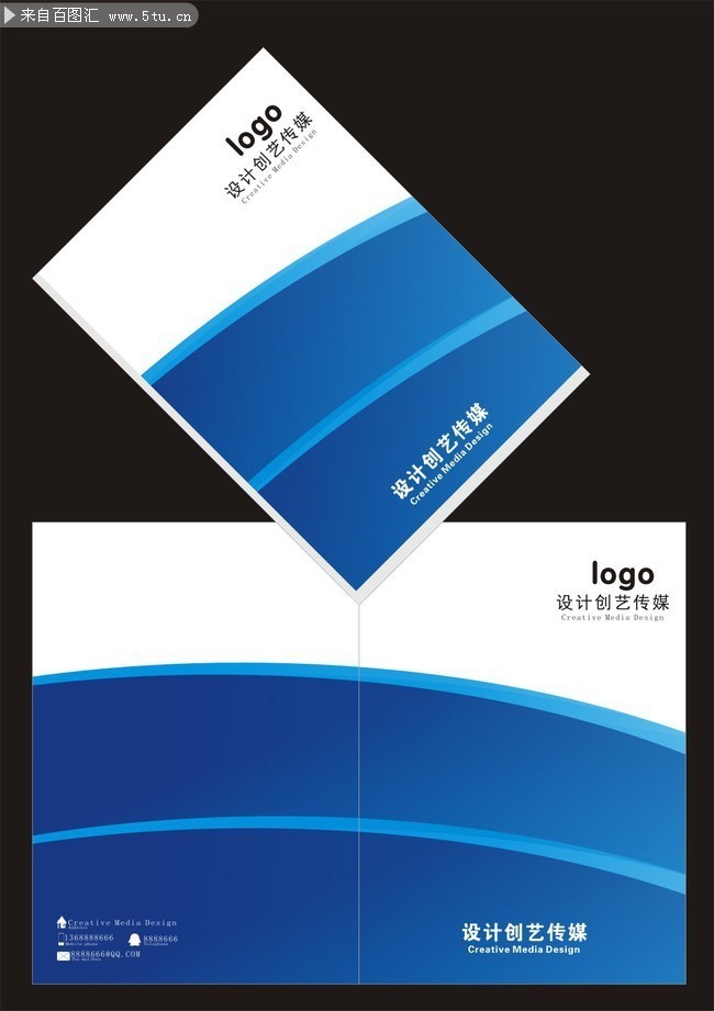 简洁商务画册封面-原创设计素材交易-百图汇设计素材