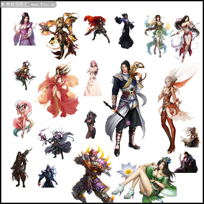 游戏人物图片大全