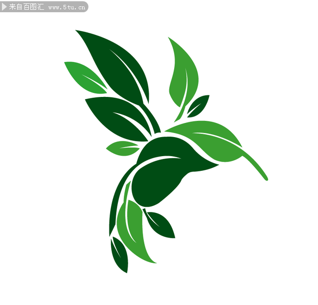 拥有自然山水 花鸟抽象元素的商业logo 12枚入 .ai格式