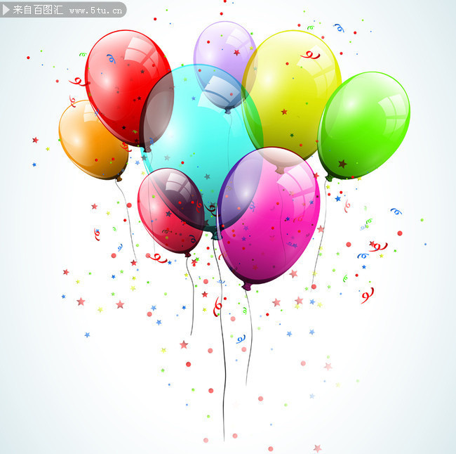 气球高清矢量素材