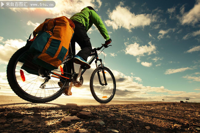 高清户外骑行图片素材