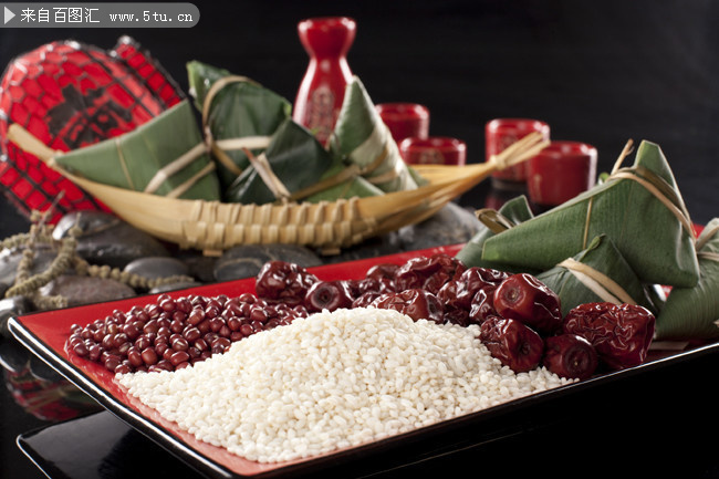 端午节粽子食材图片