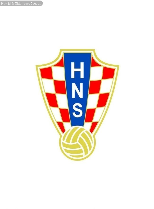 克罗地亚队标矢量