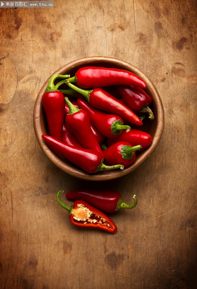 红辣椒特写摄影高清图片素材