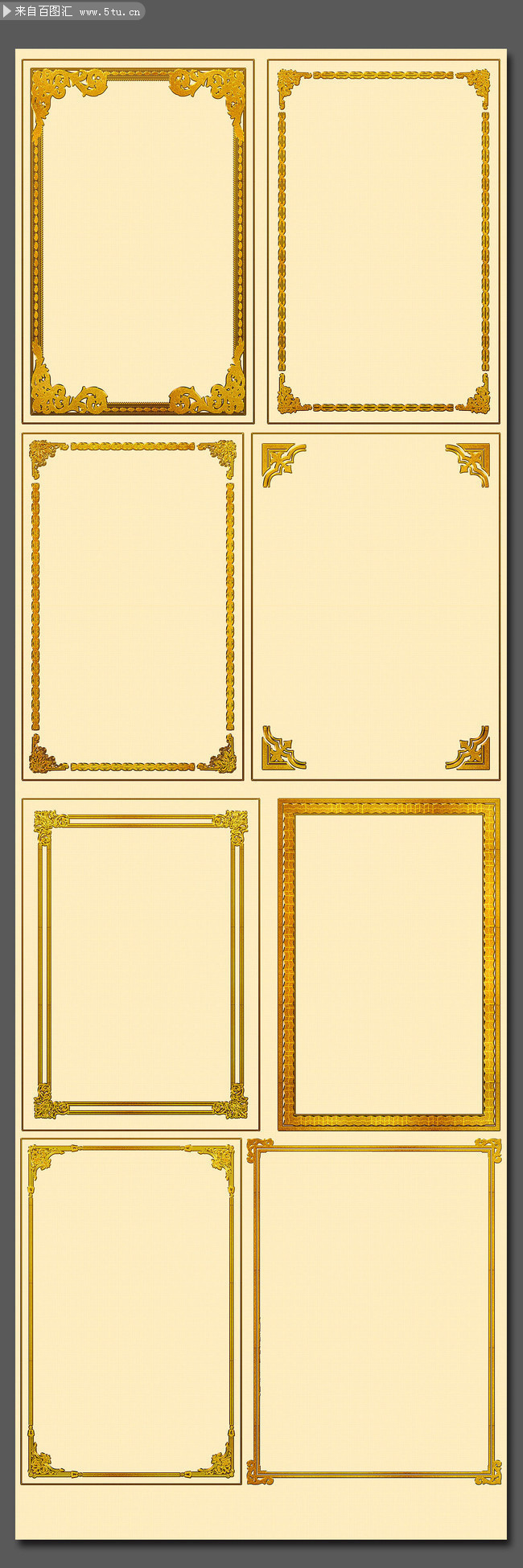 欧式边框边角画框-原创设计素材交易-百图汇设计素材