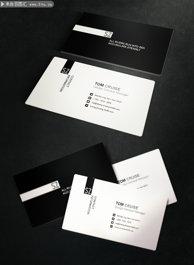 简洁名片设计-原创设计素材交易-百图汇设计素材