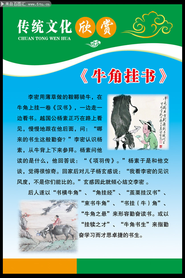 校园文化挂图设计素材