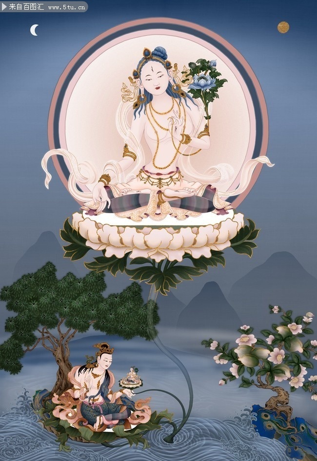 白度母高清图片下载-高清图片-百图汇设计素材