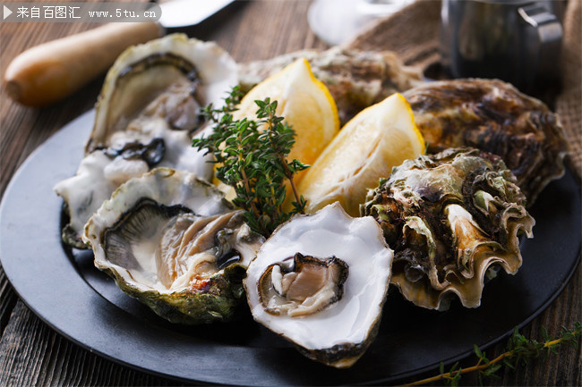 美味生蚝海鲜高清图片